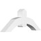 Ekena Millwork Archdale Architectural Grade PVC Gable Bracket, 48"W x 20"H x 6"D x 6"F, 10/12 Pitch GBP048X20X0606ARC00 - alternate 1